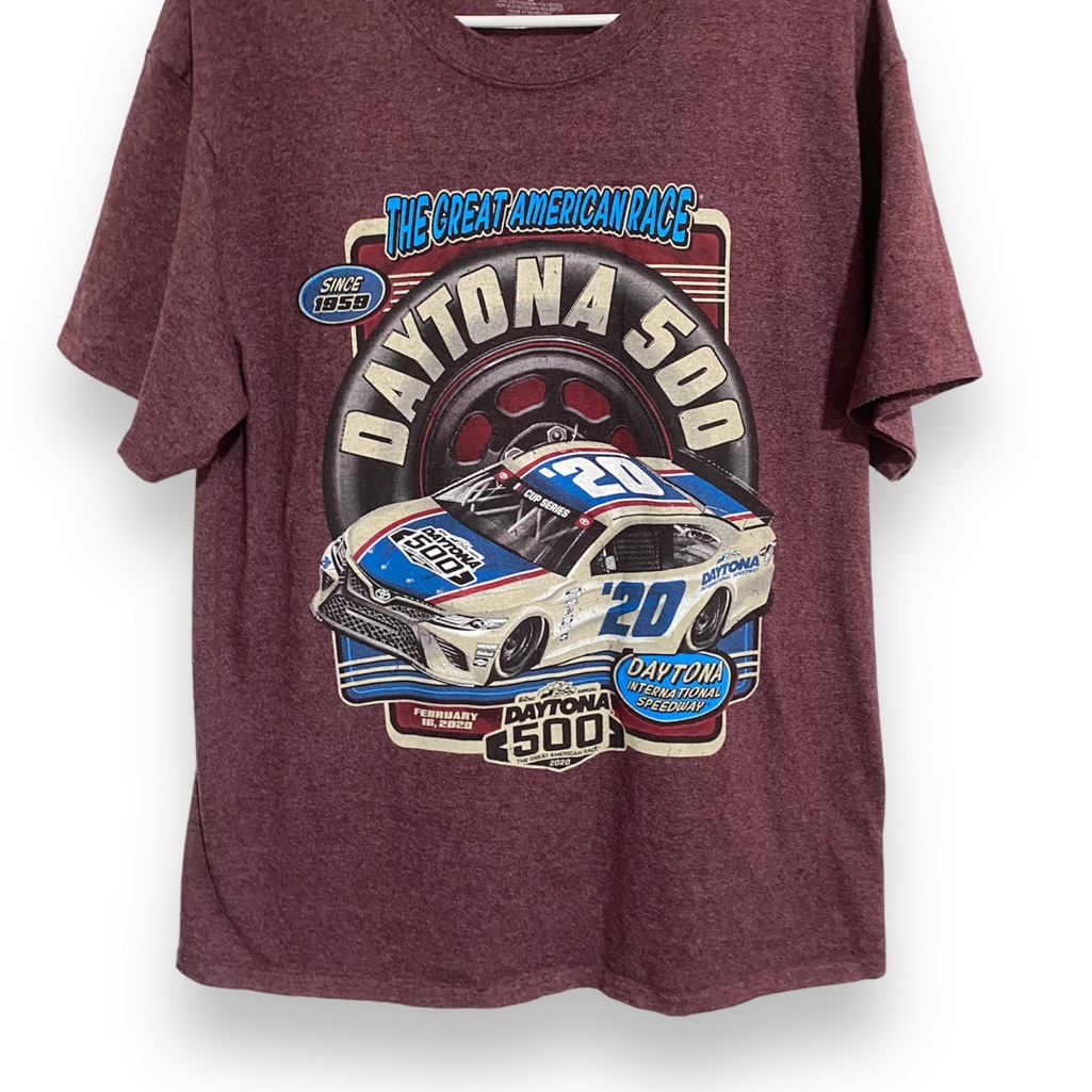 Nascar Daytona 500 62nd Annual Unisex Tee Sz L Nascar Men Tee
